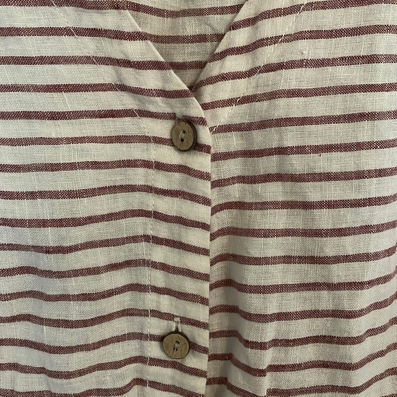 Artisan NY 100% Linen Blouse size medium - Picture 2 of 2